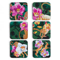 Cheetah Bloom Bloom Coasters – Set of 6