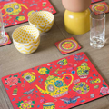 Longevitea Red Placemats – Set of 4