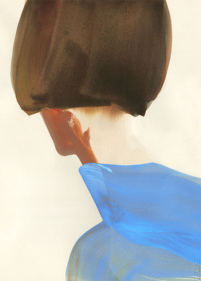 The Blue Cape by Amelie Hegardt