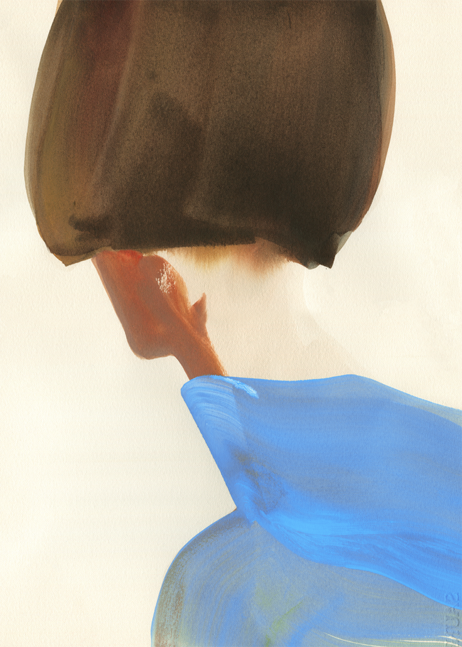 The Blue Cape by Amelie Hegardt