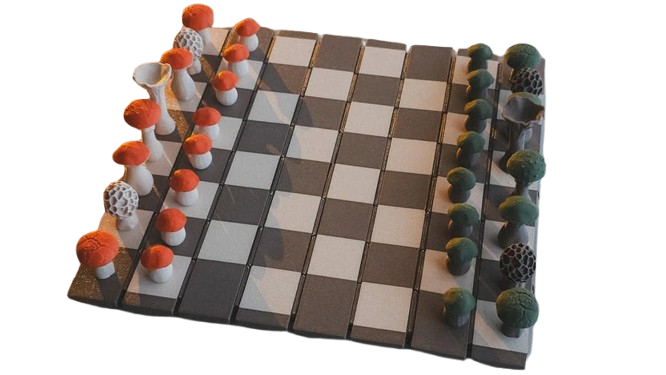 MUSHROOM CHESS SET