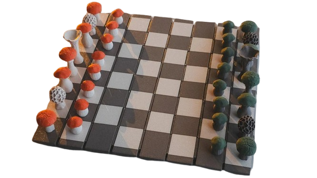 MUSHROOM CHESS SET