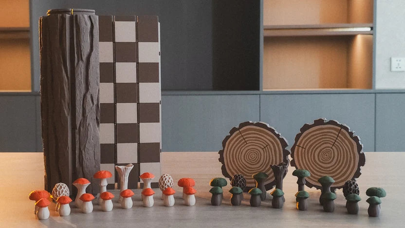 MUSHROOM CHESS SET