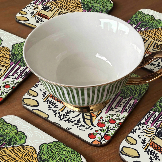 Bahay Kubo Coasters – Set of 6