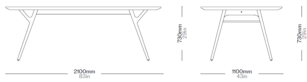 RÉN DINING TABLE W2100