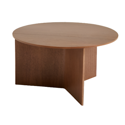 Slit Table Wood Round XL