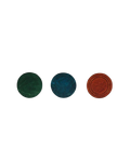 TRI-COLOR COASTER SET