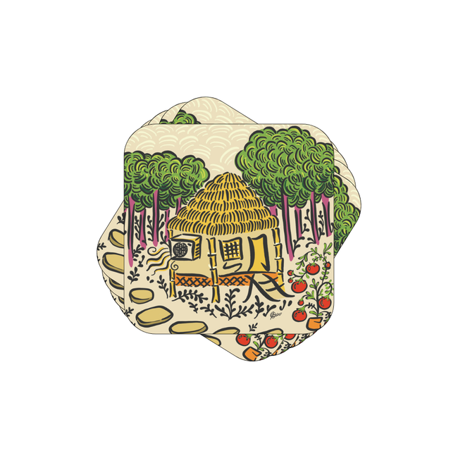Bahay Kubo Coasters – Set of 6