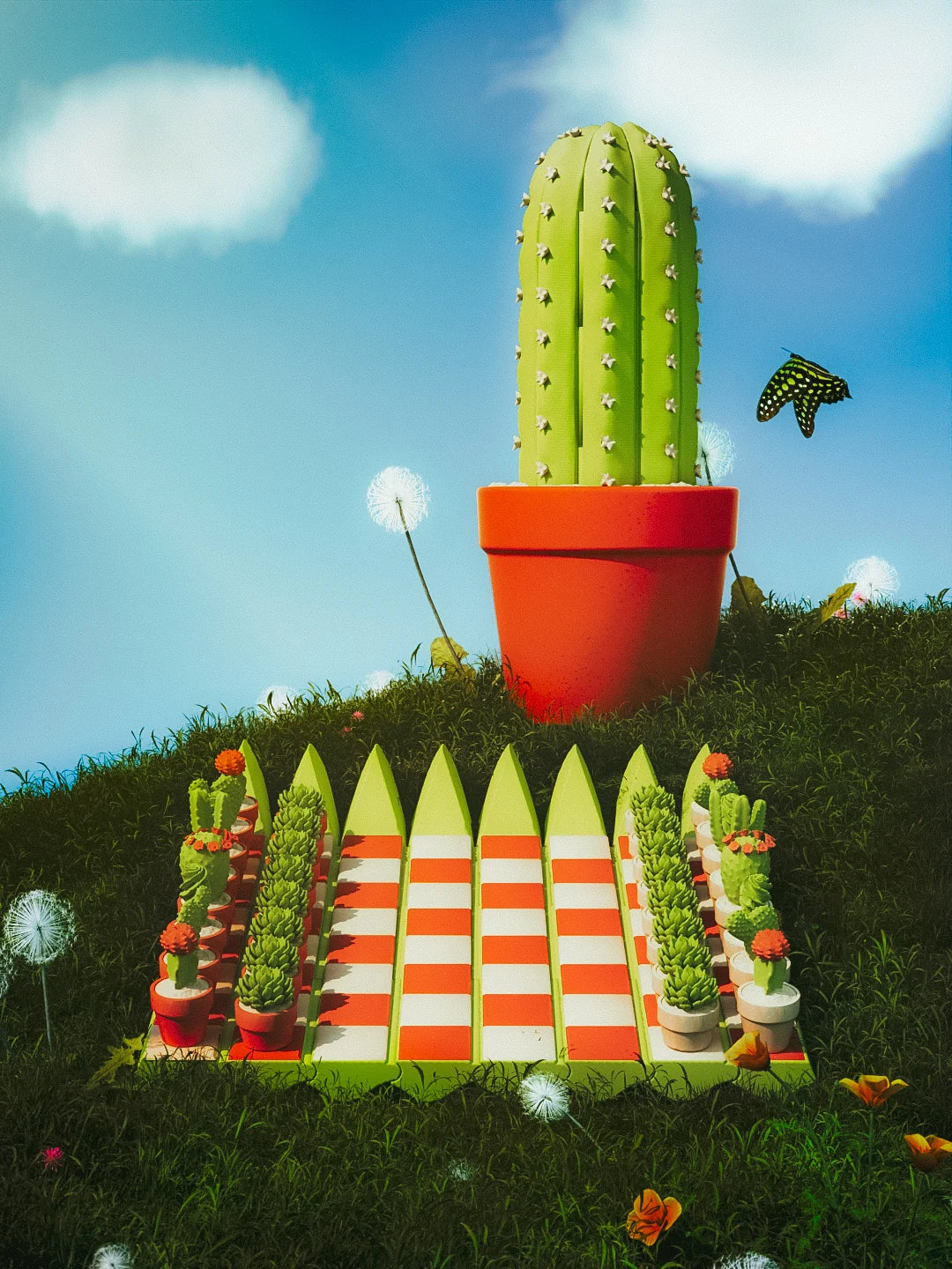 CACTI CHESS SET