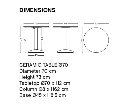 CERAMIC TABLE