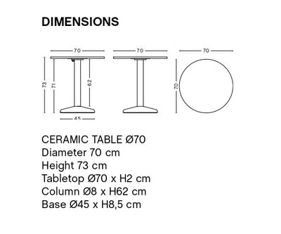 CERAMIC TABLE
