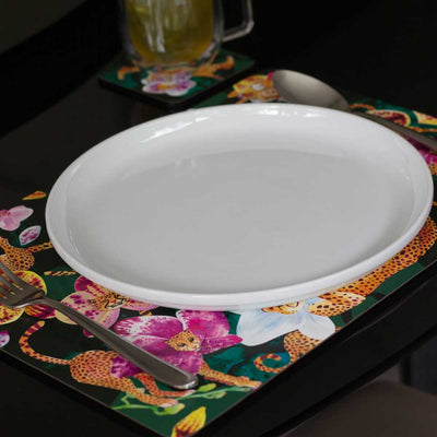 Cheetah Bloom Bloom Placemats – Set of 4