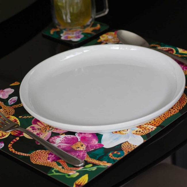Cheetah Bloom Bloom Placemats – Set of 4