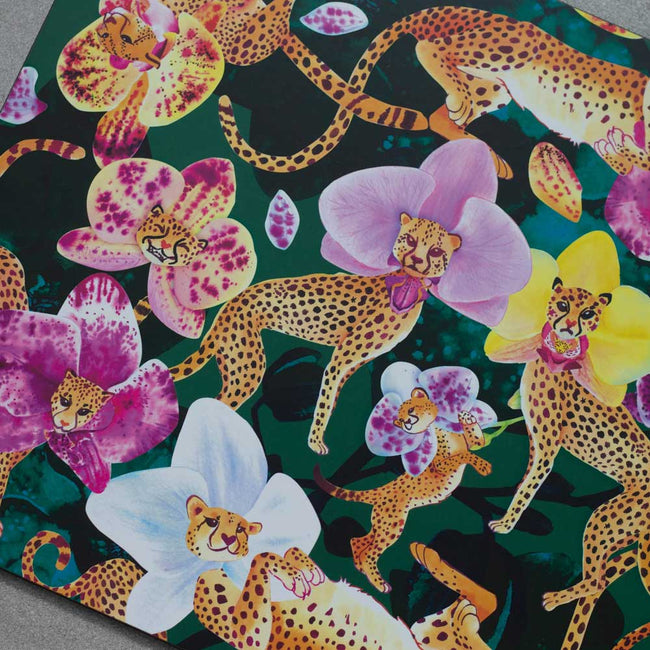 Cheetah Bloom Bloom Placemats – Set of 4