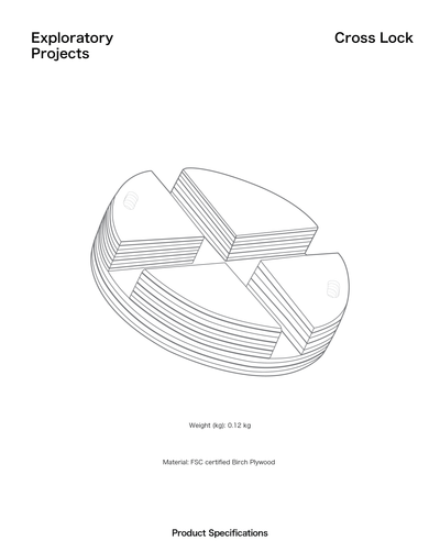 Cross Lock for Welcome Stool