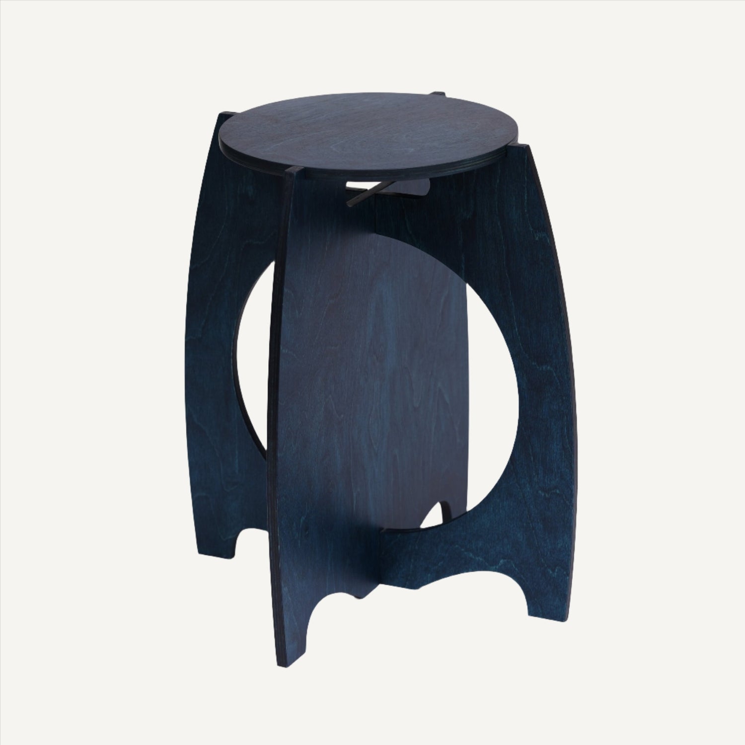Welcome Stool in Charcoal