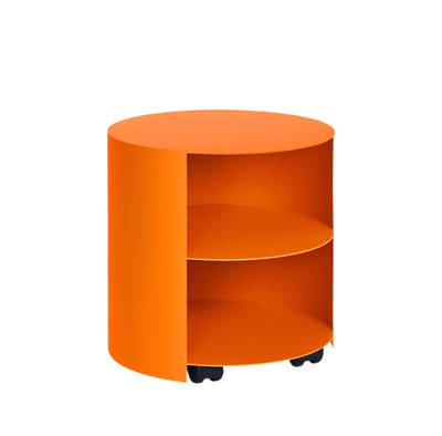 Hide Pedestal and Side Table