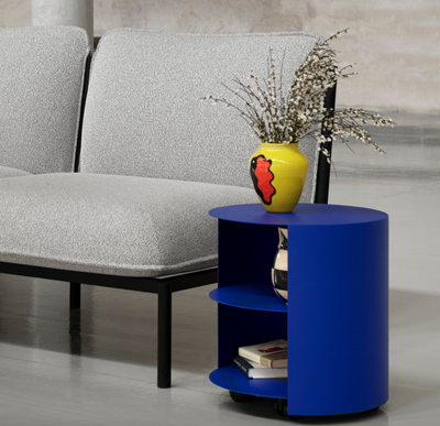 Hide Pedestal and Side Table