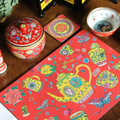 Longevitea Red Placemats – Set of 4