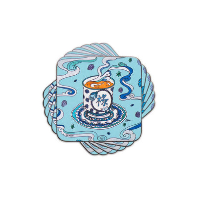 Longevitea Coasters – Set of 6