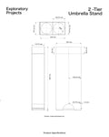 2 Tier Umbrella Stand
