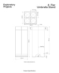 4 Tier Umbrella Stand