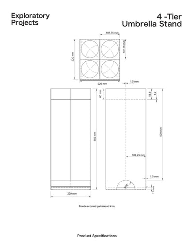 4 Tier Umbrella Stand