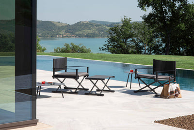 TERRA LOUNGE ARMCHAIR WITH FOOTSTOOL