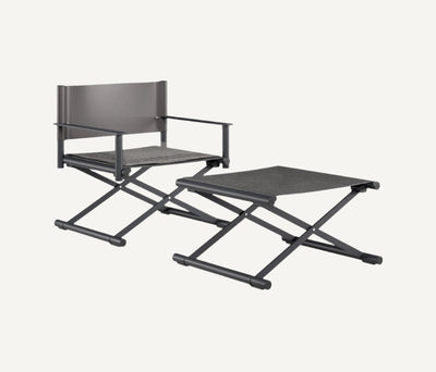 TERRA LOUNGE ARMCHAIR WITH FOOTSTOOL