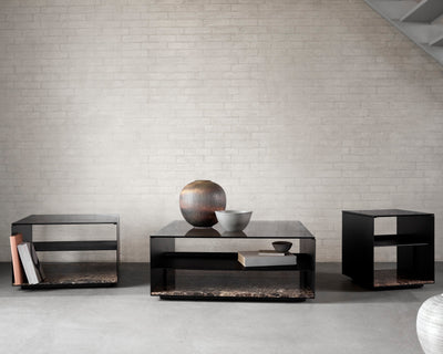 Expose Coffee Table and Side Table