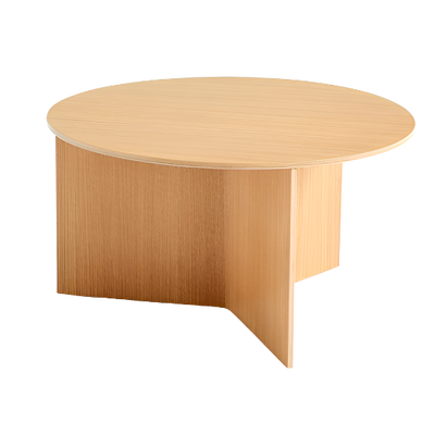 Slit Table Wood Round XL