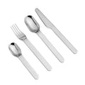 Designed by Swiss design studio BIG-GAME, Everyday Cutlery is an cutlery series comprising plain knives, forks, spoons and teaspoons. It is made in durable stainless steel with silver or gold finish. 