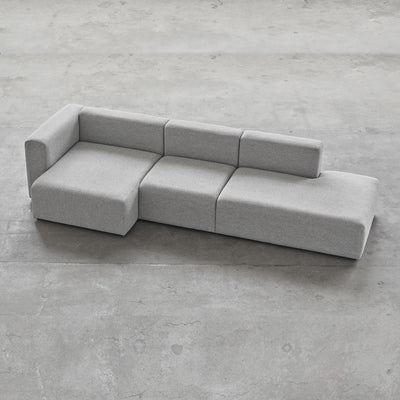 Designed with maximum comfort and minimum details, Mags Sofa combines a tight expression with deep seats to create an elegant lounge sofa that has become a HAY classic. With a wide assortment of modular units and variety of upholstery options, Mags offers numerous customisation possibilities, making it a versatile choice for diverse domestic and corporate contexts.