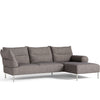 Pandarine 3 Seater Chaise Lounge with Mixed Armrests (PRE-ORDER)