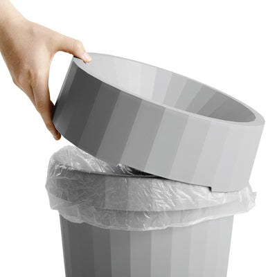 With its clean and distinct silhouette, Thomas Bentzen’s Shade Bin combines utility with elegance for office waste. Made in durable polypropylene, the rubbish bin has a matching lid and is available in several colours.