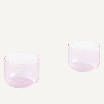 Tint is a collection of glasses made in softly tinted borosilicate glass. The glasses come in sets of two, available in different sizes and a choice of colours.