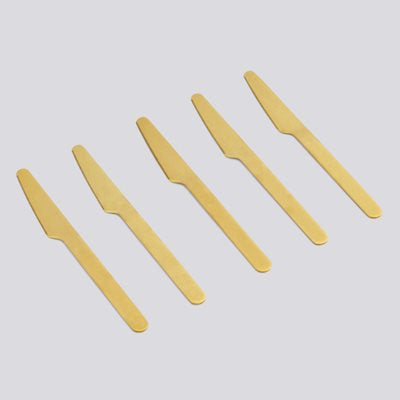 Designed by Swiss design studio BIG-GAME, Everyday Cutlery is an cutlery series comprising plain knives, forks, spoons and teaspoons. It is made in durable stainless steel with silver or gold finish. 